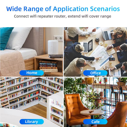 1200Mbps Wifi Repeater Wireless WIFI Extende Wifi Booster 2.4G/5G Dual-Band Network Amplifier Long Range Signal Wifi Router